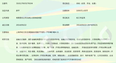 上海如融金融信息服务